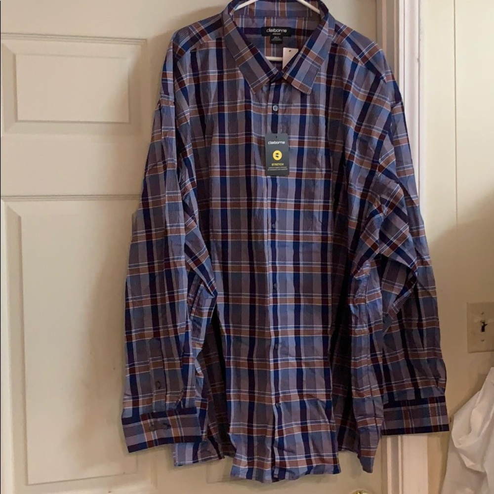 5XLT button down shirt